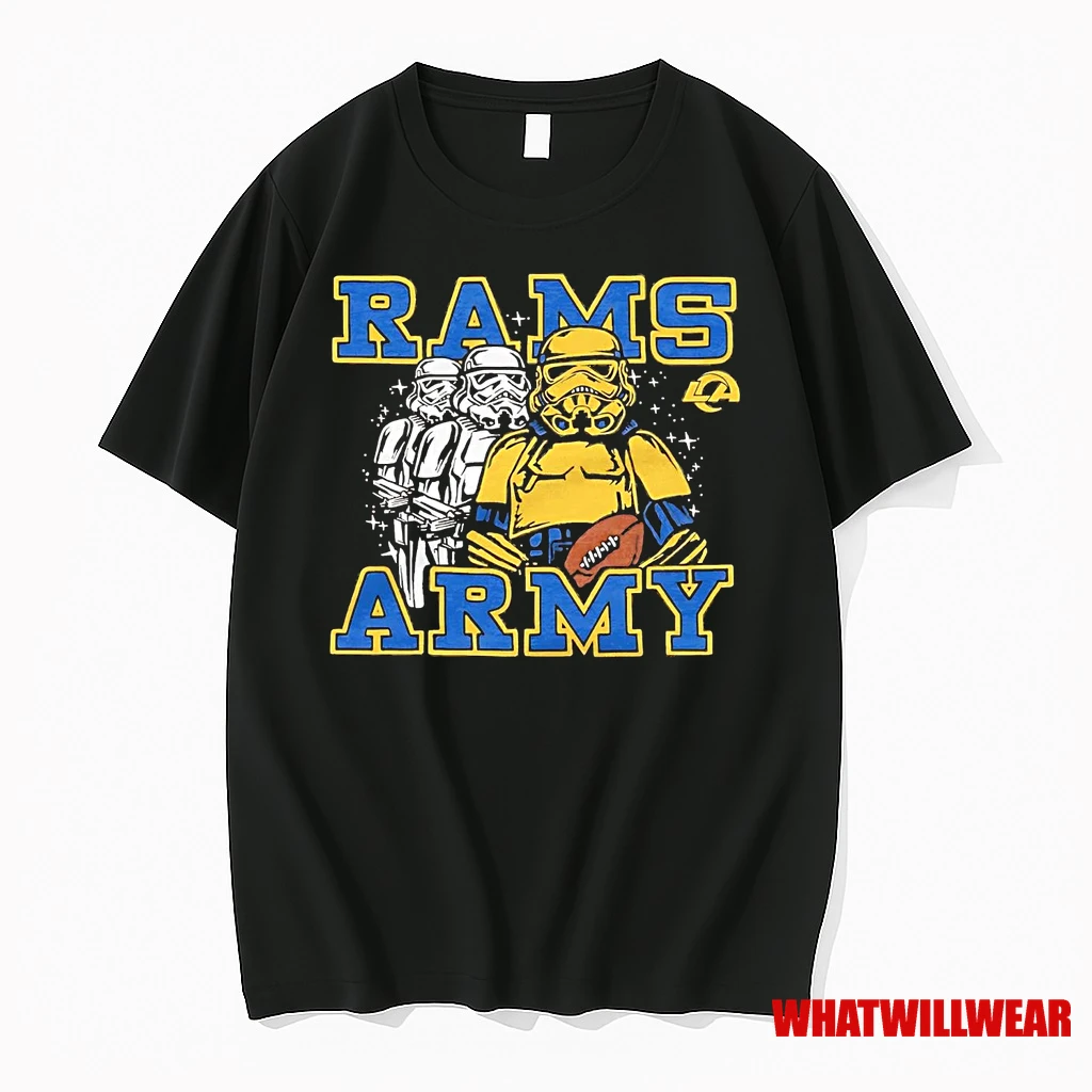 Star Wars Los Angeles Rams Army Football Shirts