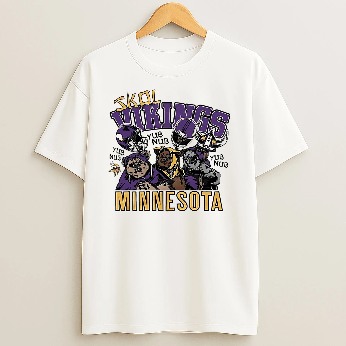 Star Wars Minnesota Vikings Skol Light Side T Shirts