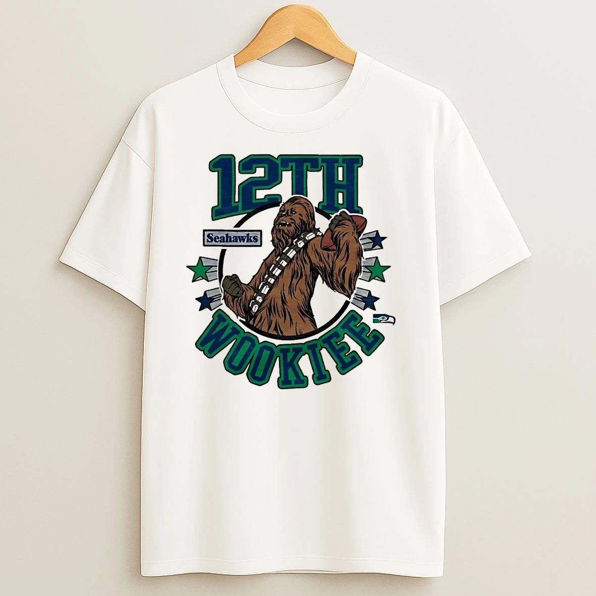 Star Wars Seattle Seahawks 12th Wookiee T Shirts