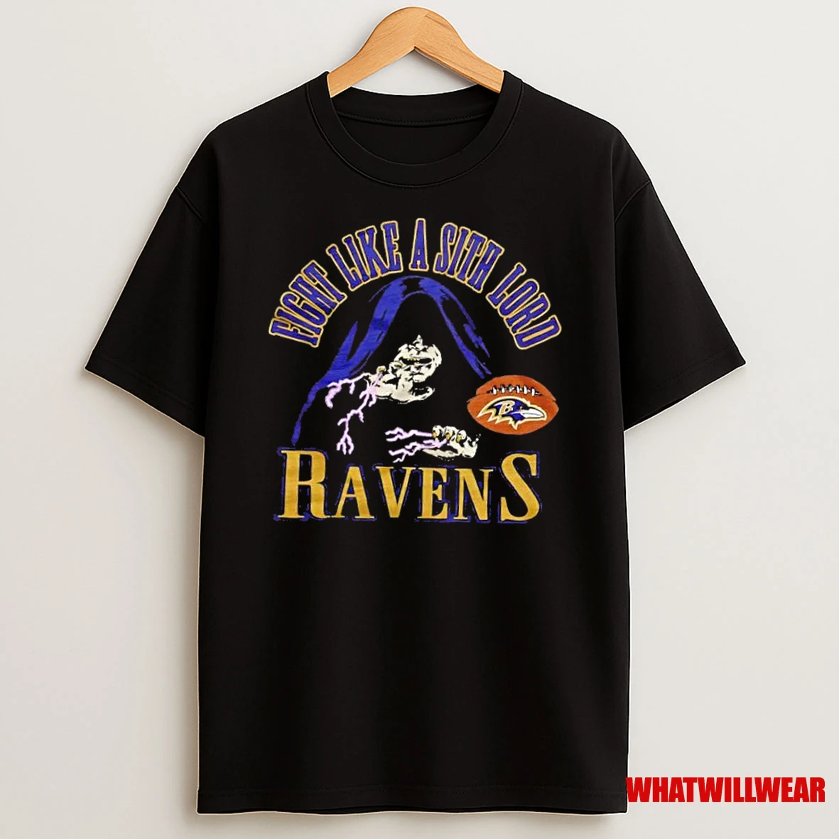 Star Wars X Baltimore Ravens Fight Like A Sith Lord Shirts