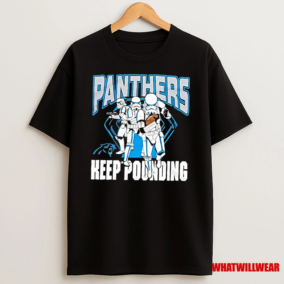 Star Wars X Carolina Panthers Keep Pounding Shirts