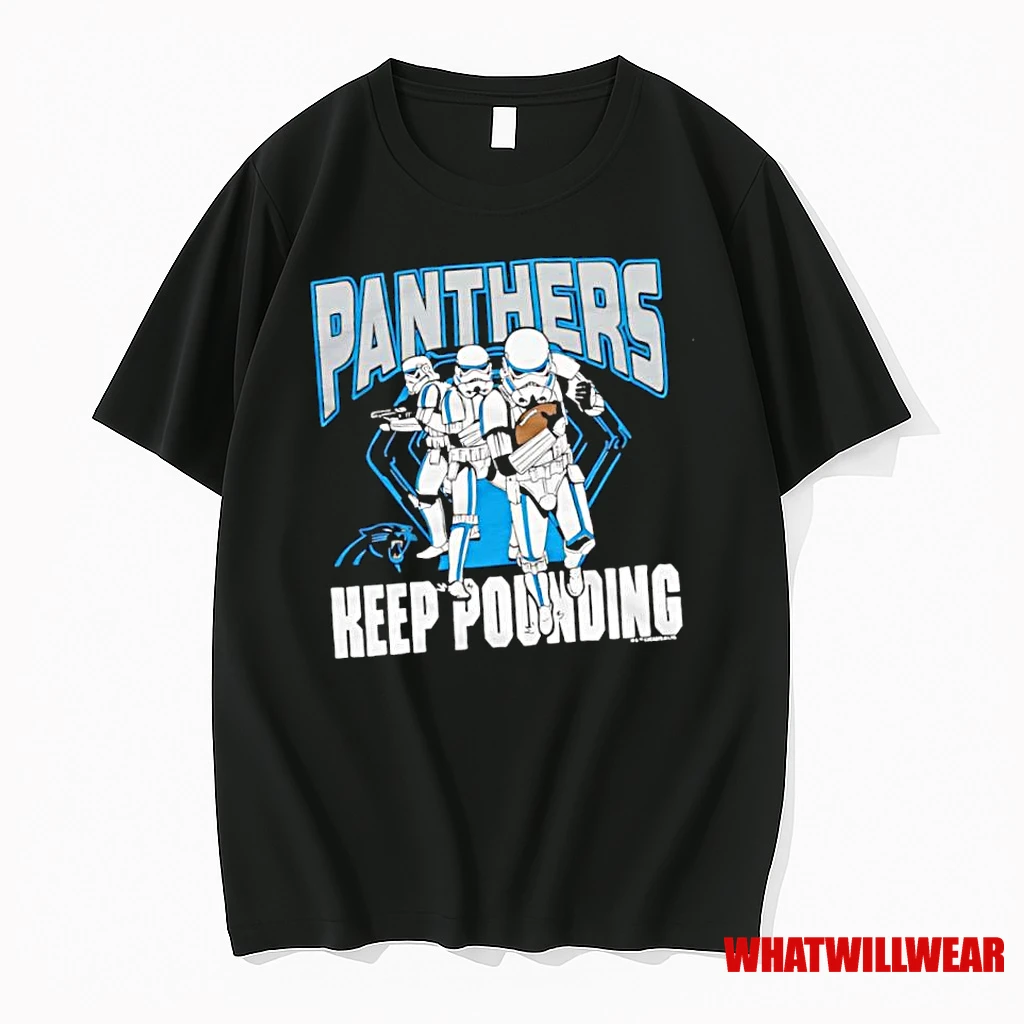Star Wars X Carolina Panthers Stormtroopers Keep Pounding Shirts