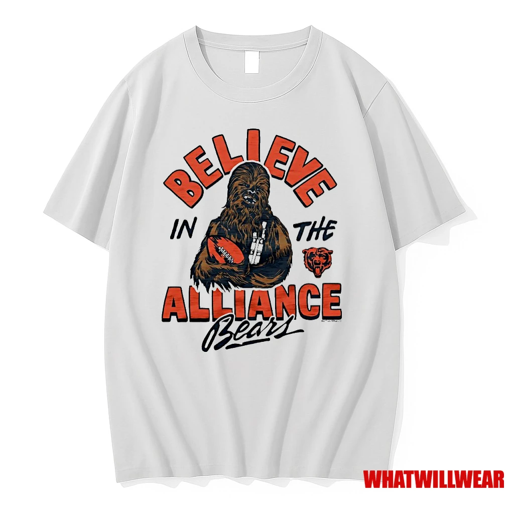 Star Wars X Chicago Bears Chewbacca Believe In The Alliance Shirts