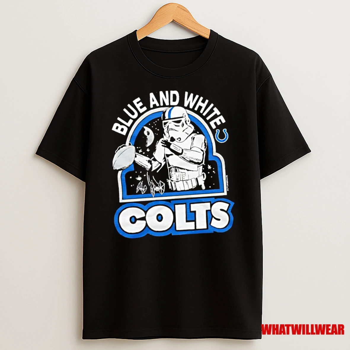 Star Wars X Indianapolis Colts Stormtroopers Blue And White Colts Shirts