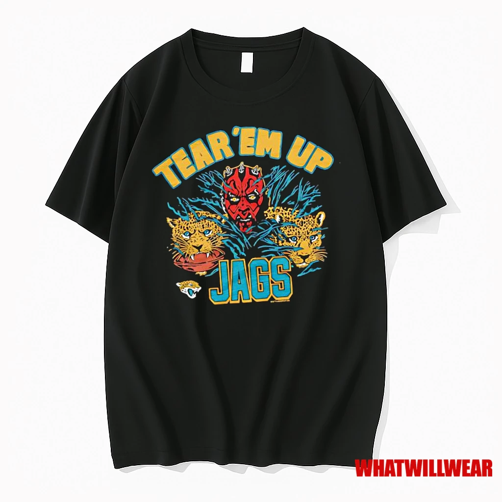 Star Wars X Jacksonville Jaguars Darth Maul Tear Em Up Jags Shirts