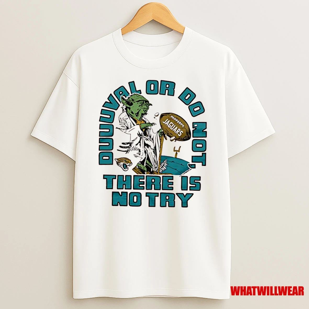 Star Wars X Jacksonville Jaguars Yoda Duuval Or Do Not There Is No Try Shirts