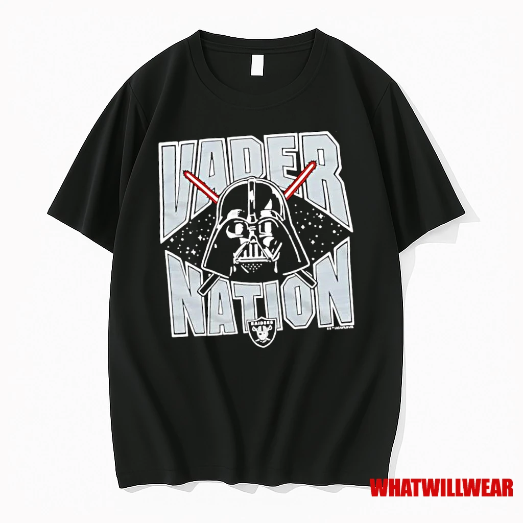 Star Wars X Las Vegas Raiders Darth Vader Nation Shirts