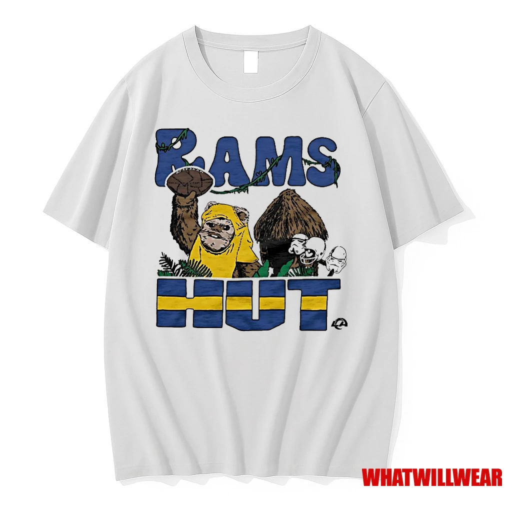 Star Wars X Los Angeles Rams Ewok Rams Hut Shirts