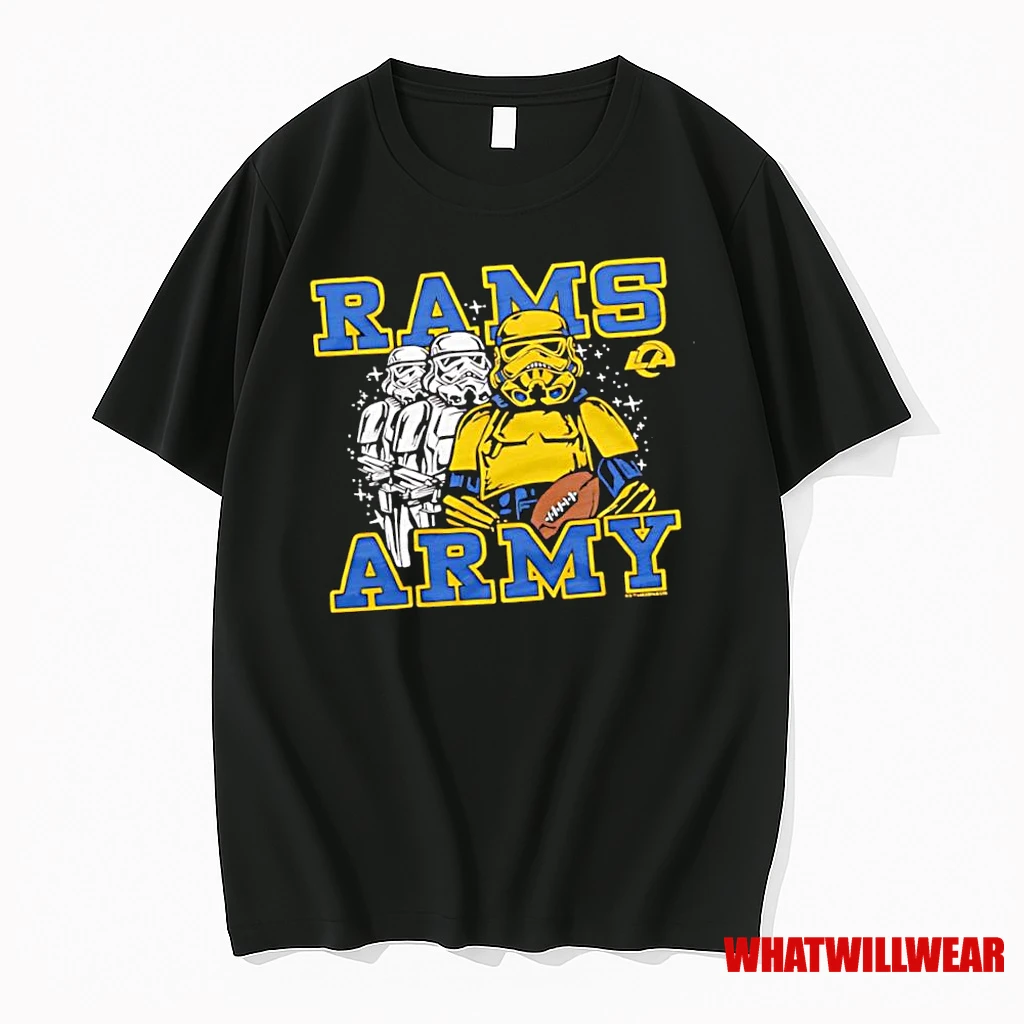 Star Wars X Los Angeles Rams Stormtroopers Rams Army Shirts