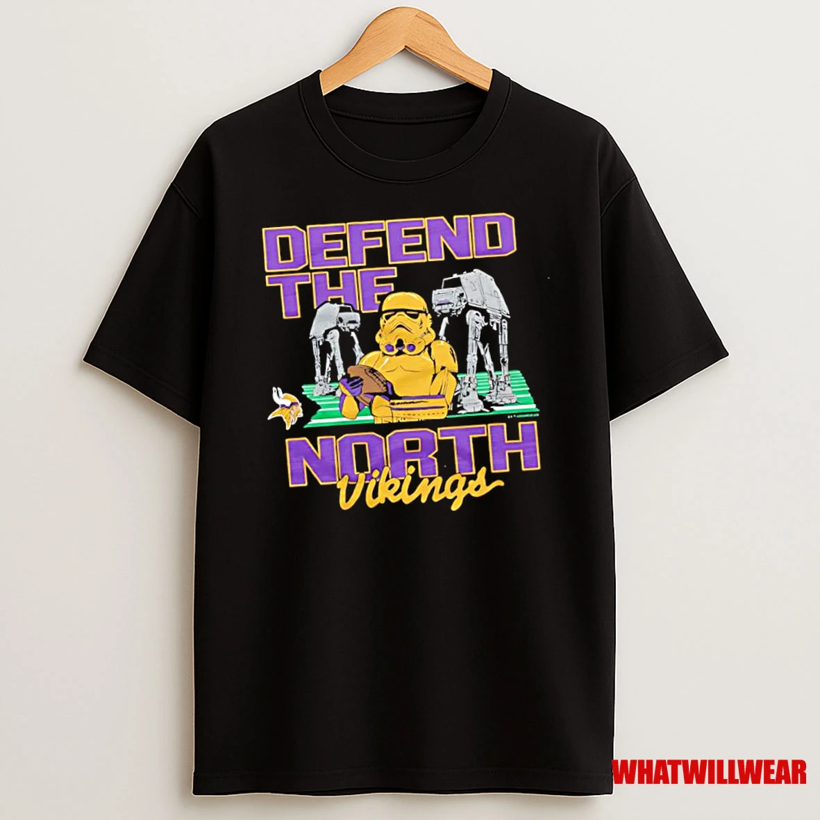 Star Wars X Minnesota Vikings Stormtrooper At At Defend The North Shirts
