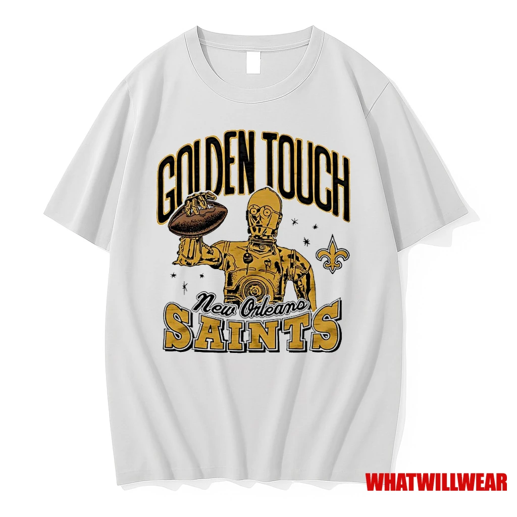Star Wars X New Orleans Saints C 3po Golden Tough Shirts
