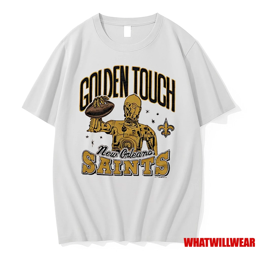 Star Wars X New Orleans Saints C 3po Golden Touch Shirts