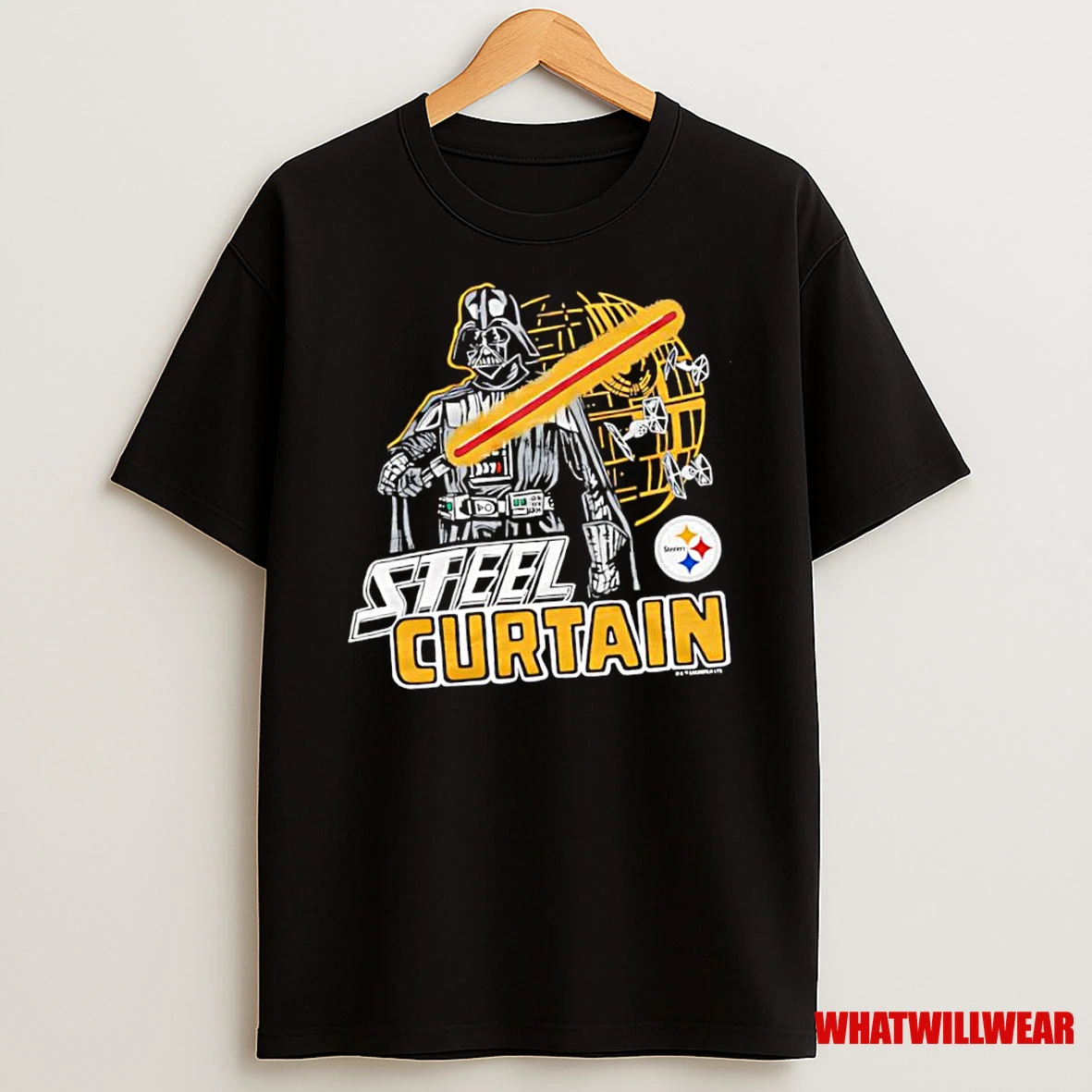 Star Wars X Pittsburgh Steelers Darth Vader Steel Curtain Shirts