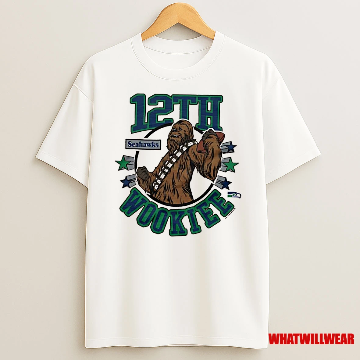 Star Wars X Seattle Seahawks Chewbacca 12th Wookiee Shirts
