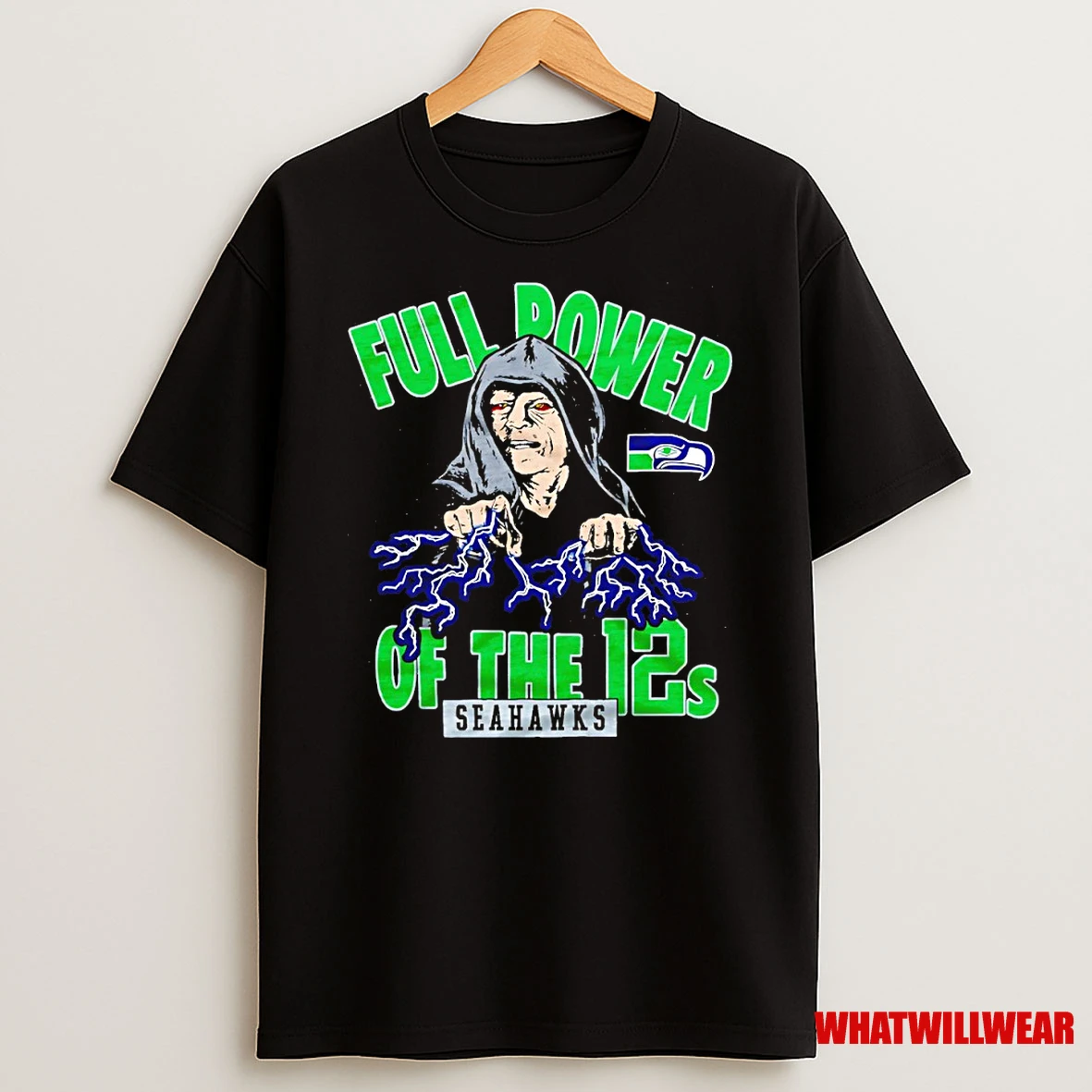 Star Wars X Seattle Seahawks Galactic Emperor Full Power Of The 12s Shirts
