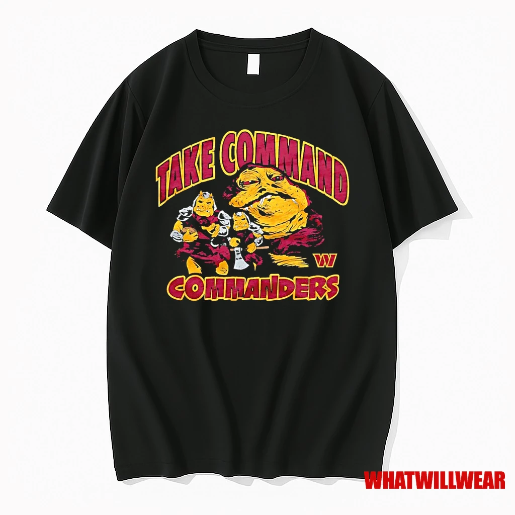 Star Wars X Washington Commanders Jabba The Hutt Take Command Shirts