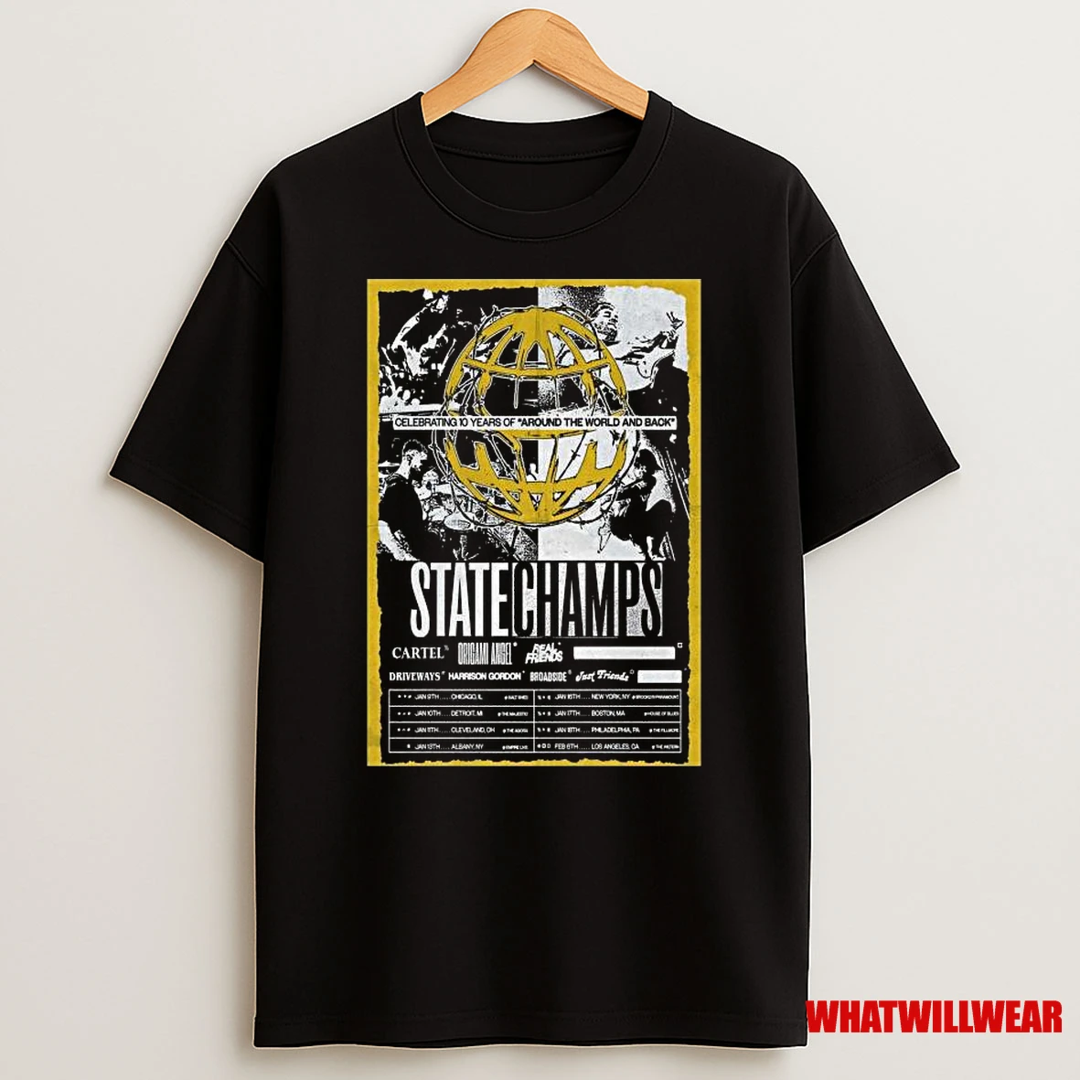 State Champs Around The World And Back Tour 2026 Shirts