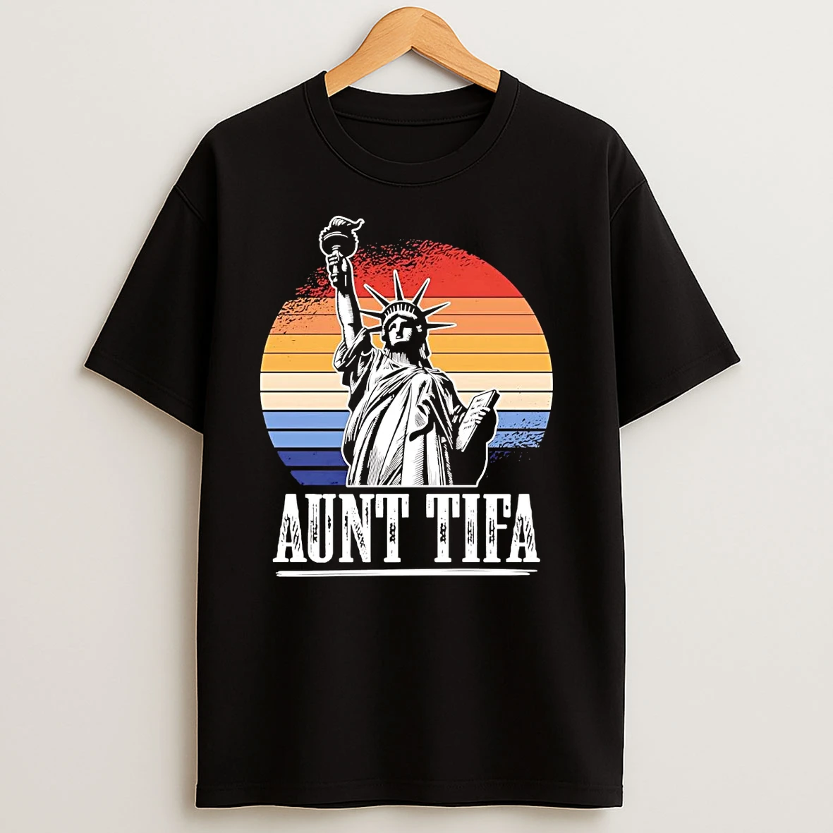 Statue Of Liberty Aunt Tifa T Shirts