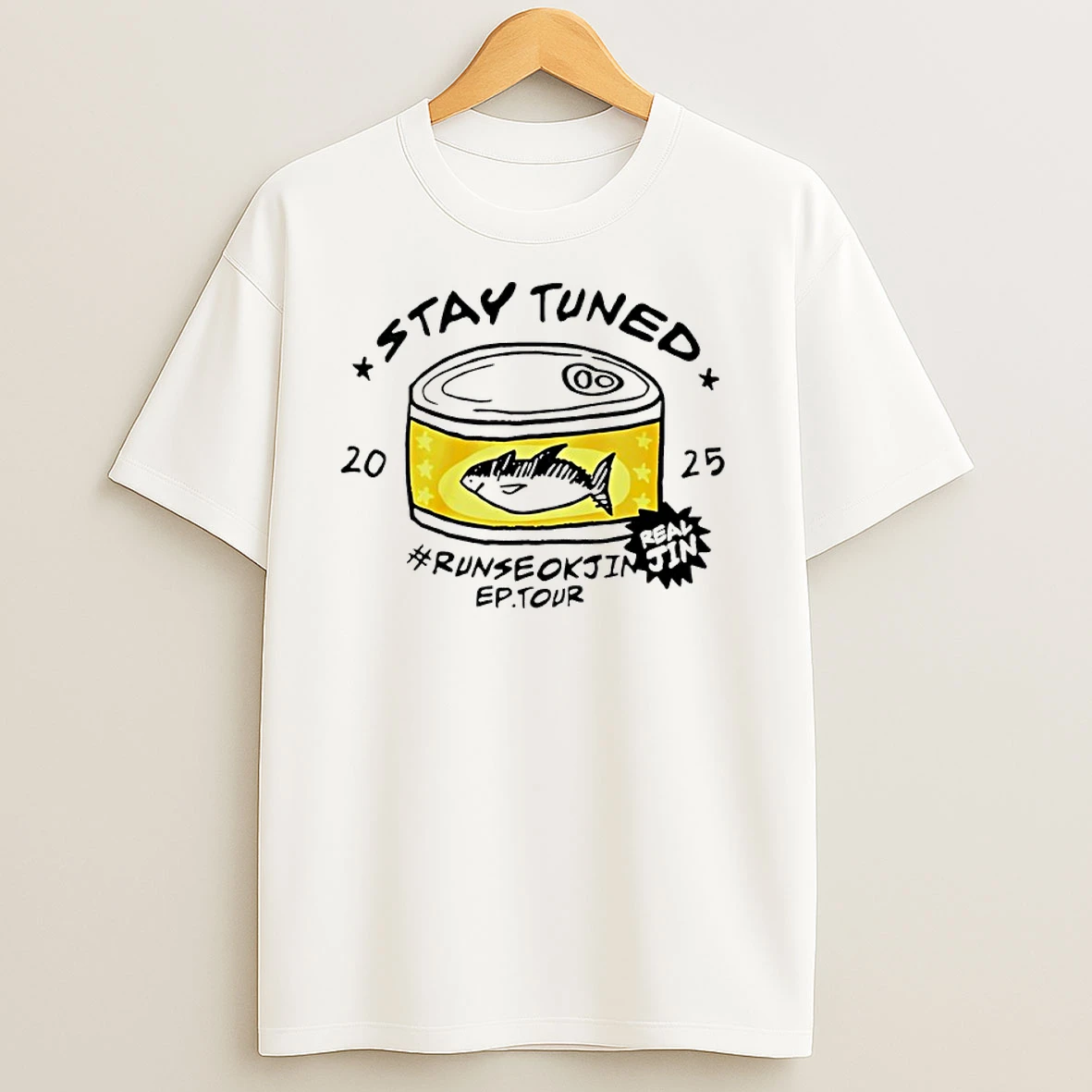 Stay Tuned Runseokjin Ep Tour Real Jin 2025 T Shirts