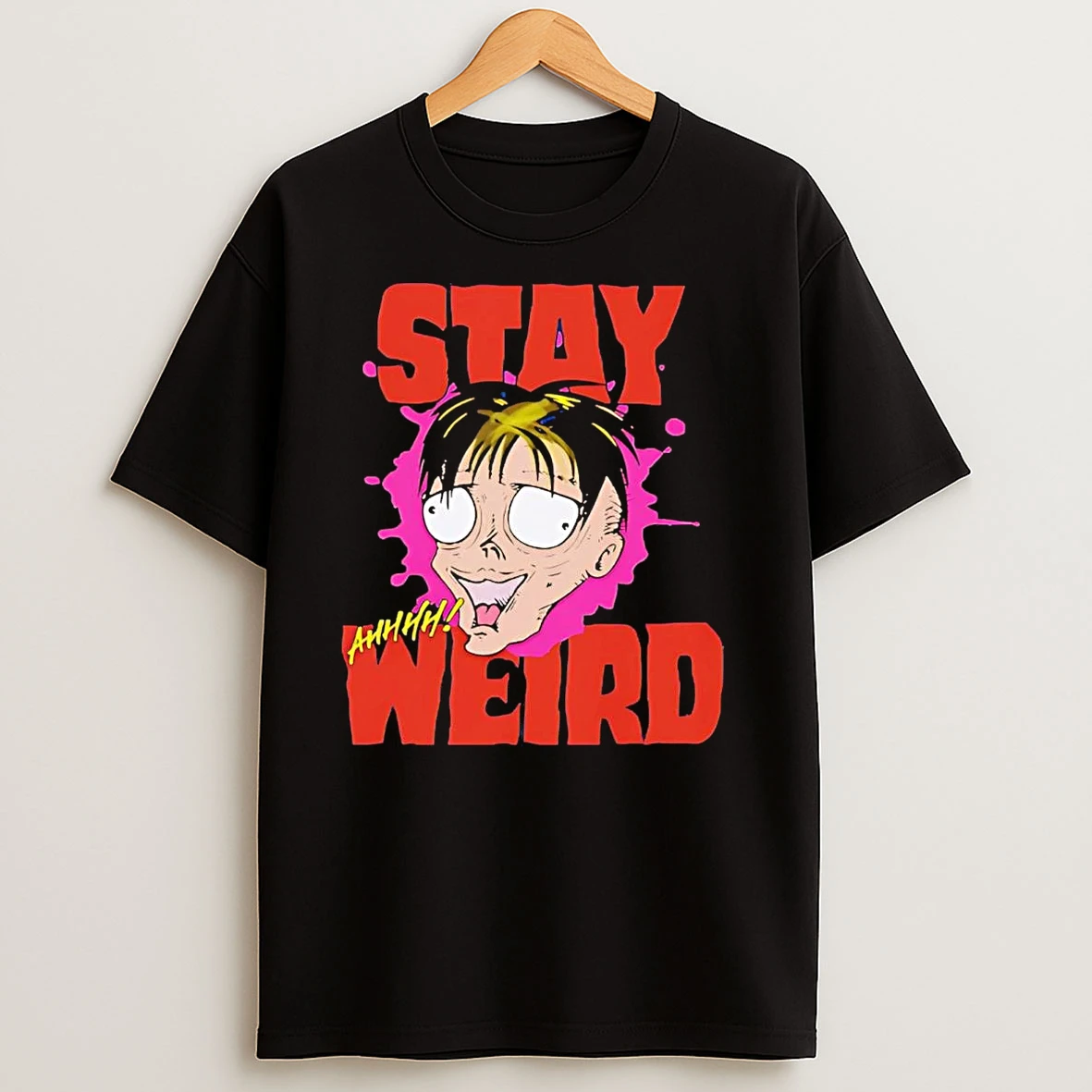 Stay Weird Cartoon T Shirts