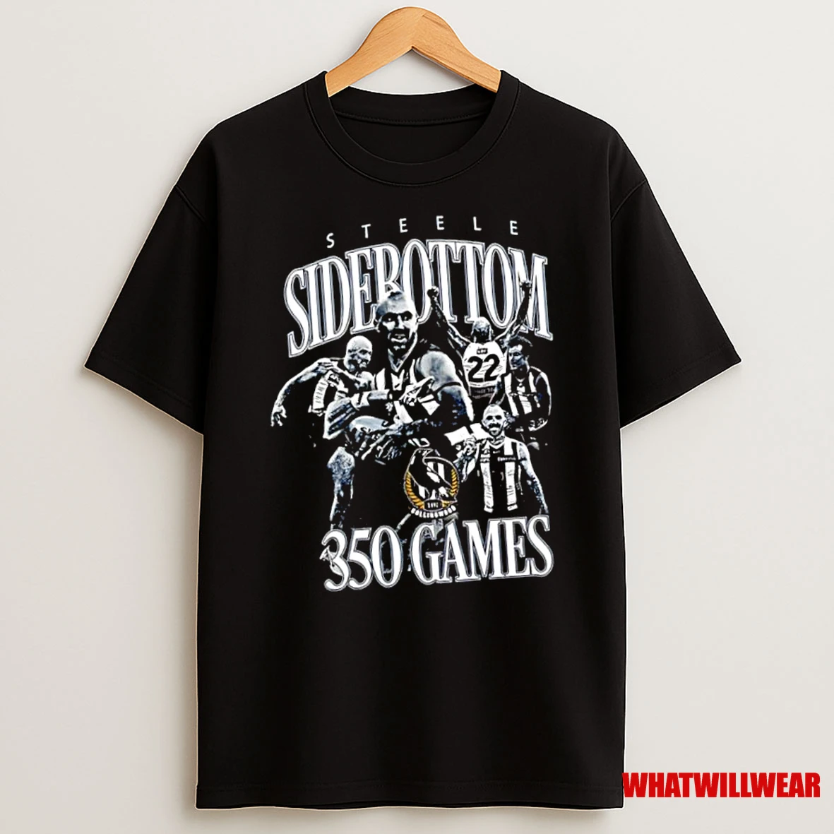 Steele Sidebottom 350 Game Collingwood Football Club Football Legends Shirts