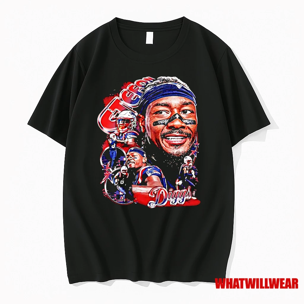 Stefon Diggs Big Face Ne Patriots Shirts