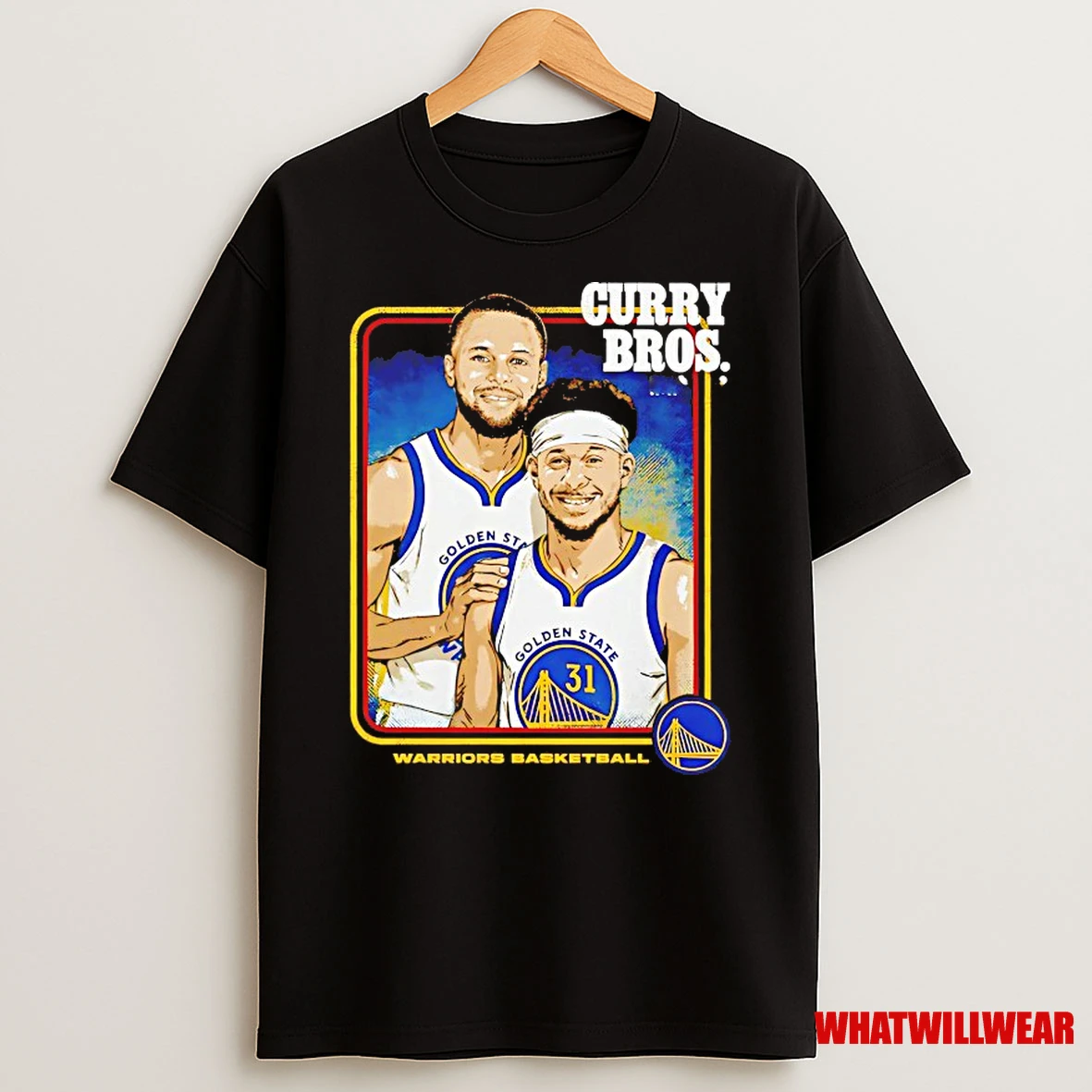 Steph Curry And Seth Curry Golden State Warriors Step Brothers Shirts