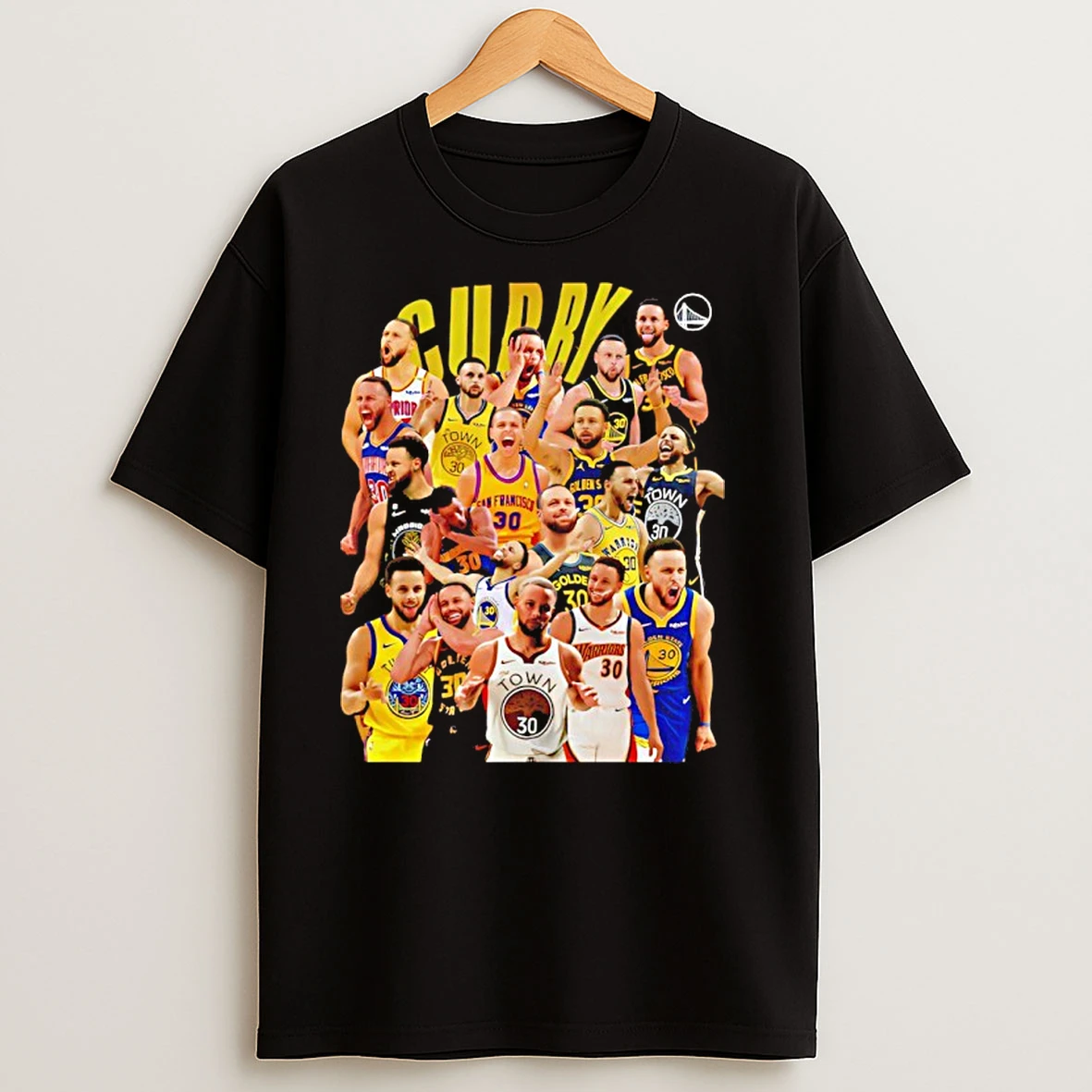 Stephen Curry 17 Seasons In Golden State Warriors Threads T Shirts
