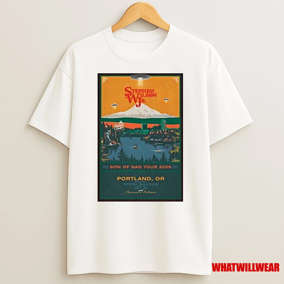 Stephen Wilson Jr Oct 26 2025 Crystal Ballroom In Portland Or Shirts