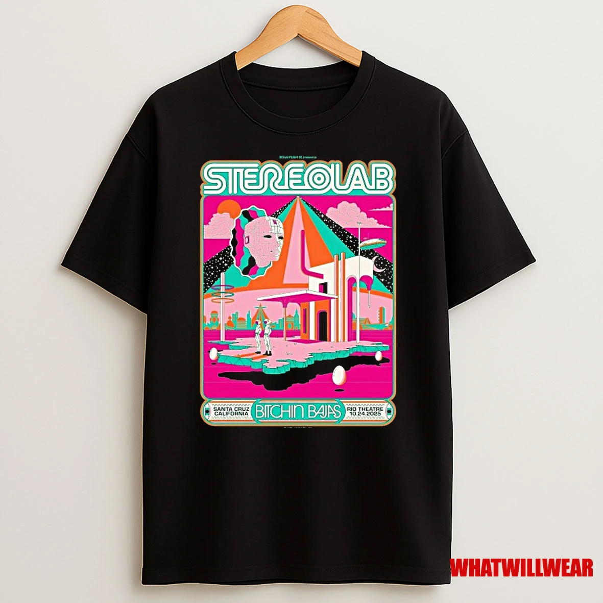 Stereolab Rio Theatre Santa Cruz Ca Oct 24 2025 Shirts