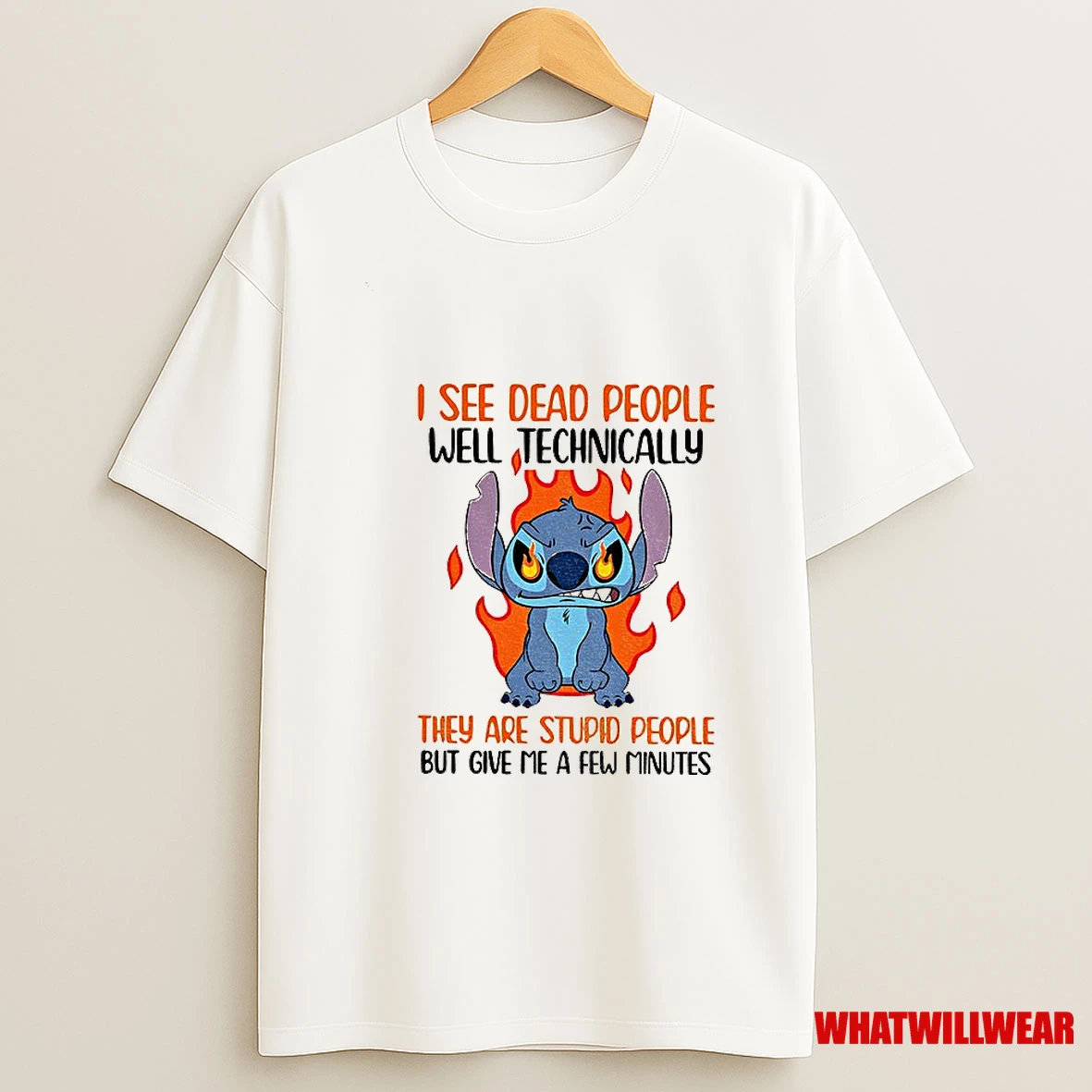 Stitch I Se Dead People Well Technically They Are Stupid People But Give Me A Few Minutes Shirts