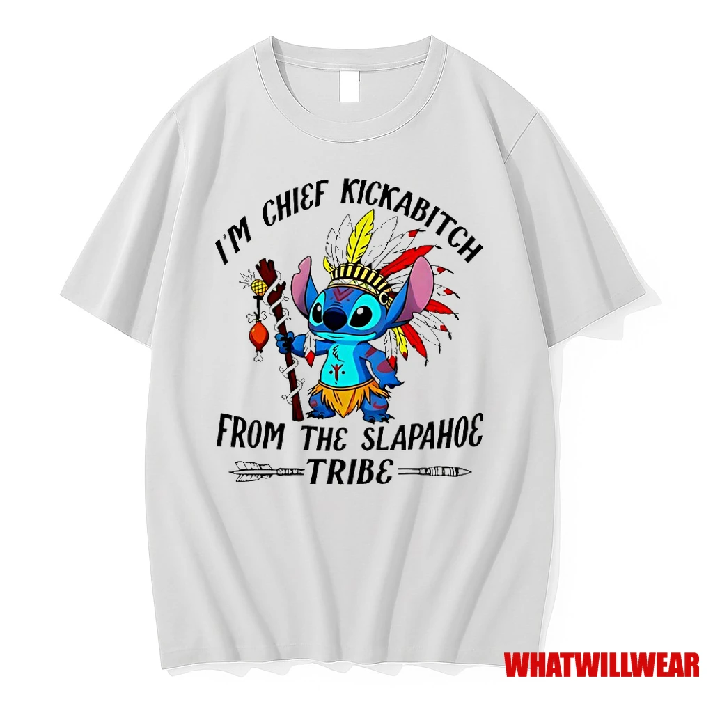 Stitch Native Im Chief Kickabitch From The Slapahoe Tribe Shirts