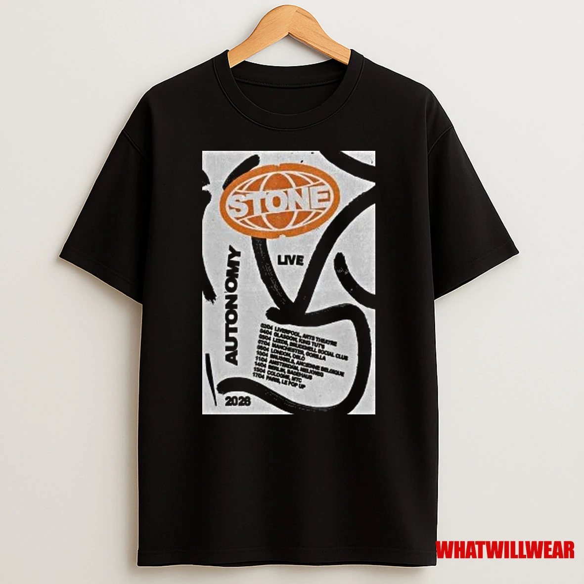 Stone Uk And Eu Tour 2026 Shirts