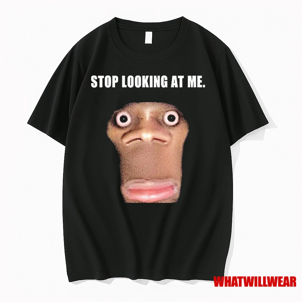 Stop Looking At Me Face Shirts