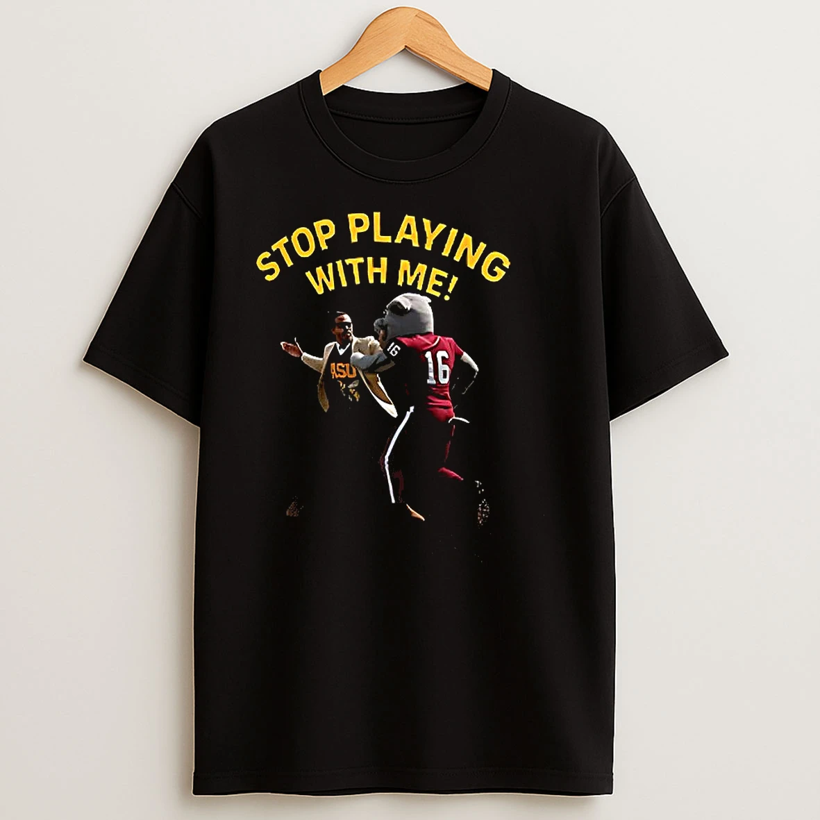 Stop Playing With Me Cam Newton Slap Alabama Am Mascot T Shirts