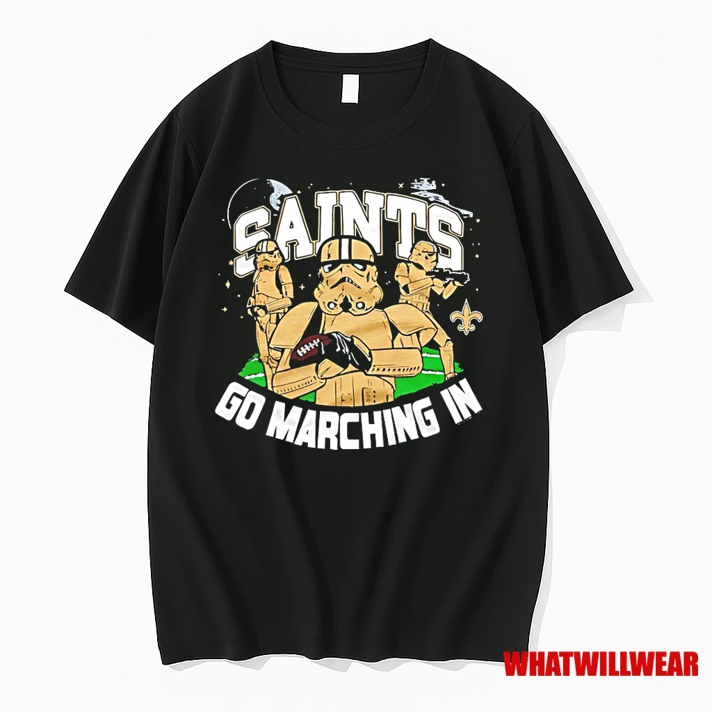Stormtrooper Star Wars X New Orleans Saints Go Marching In Shirts