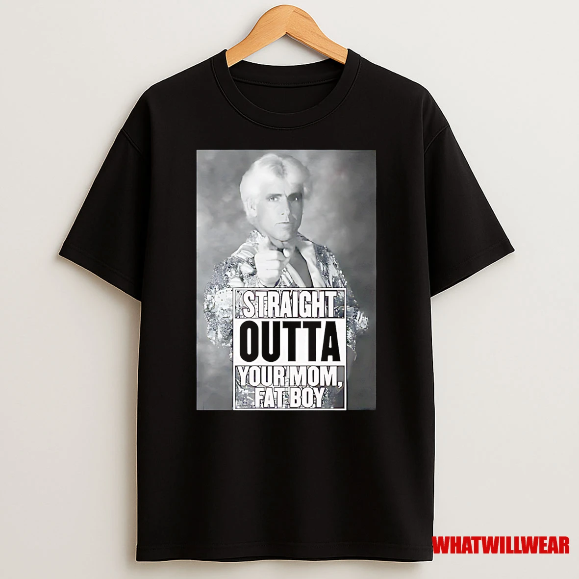 Straight Outta Your Mom Fat Boy Shirts