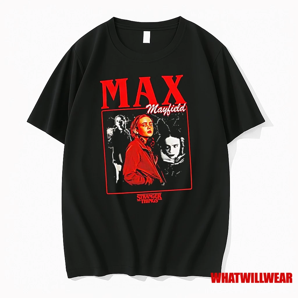 Stranger Things Max Mayfield Collage Shirts