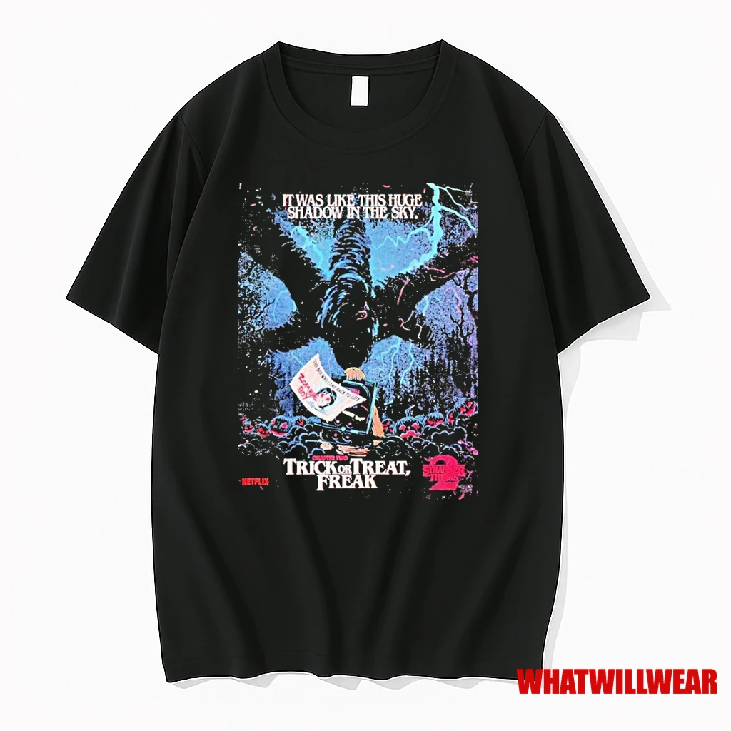 Stranger Things Season 2 X Butcher Billy Trick Or Treat Freak It Was Like This Huge Shadaw In The Sky Shirts
