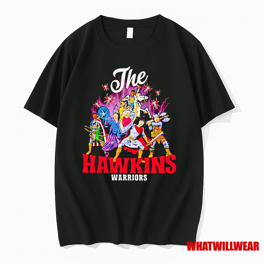 Stranger Things X The Hawkins Warriors Shirts