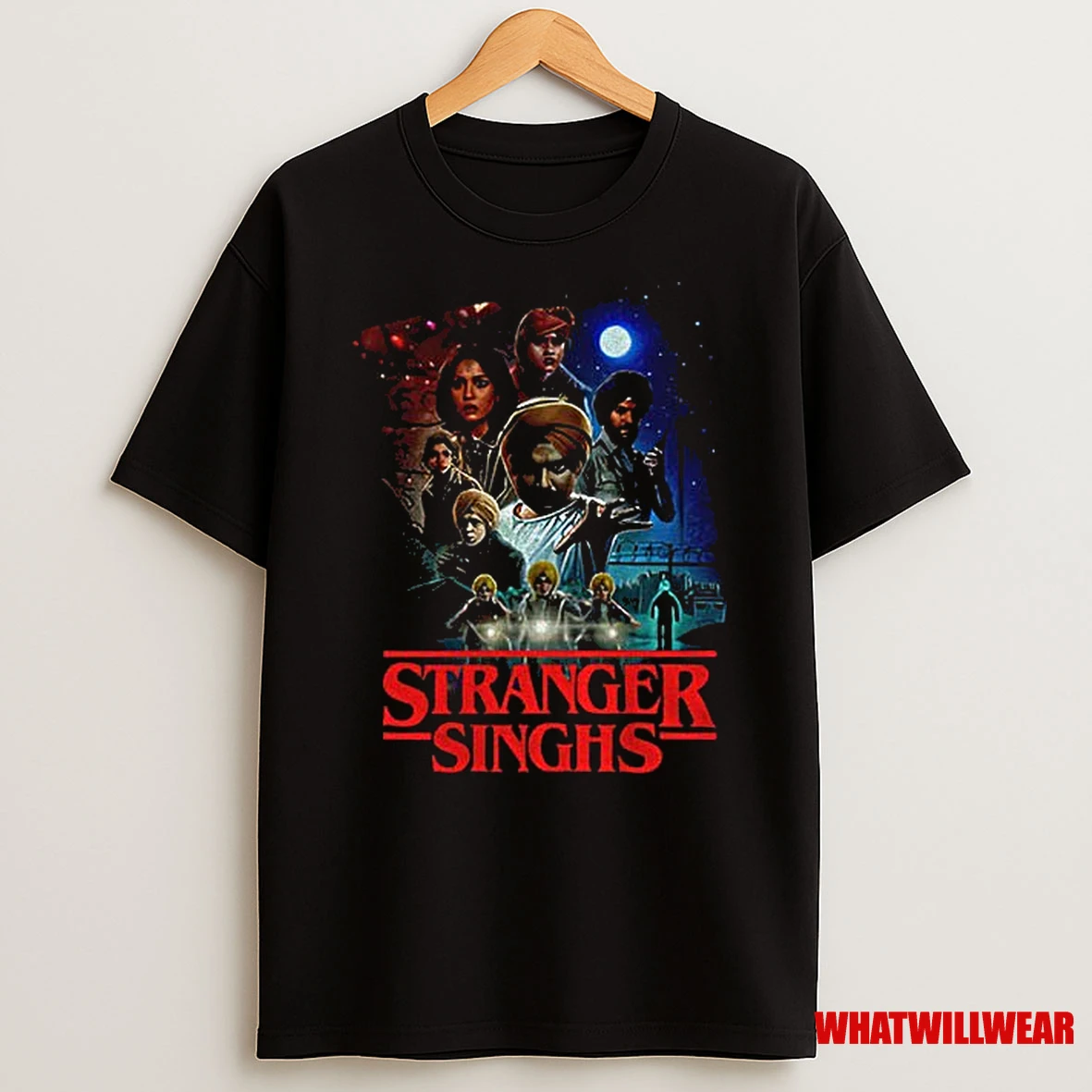 Stranger Singhs Stranger Things Parody Shirts