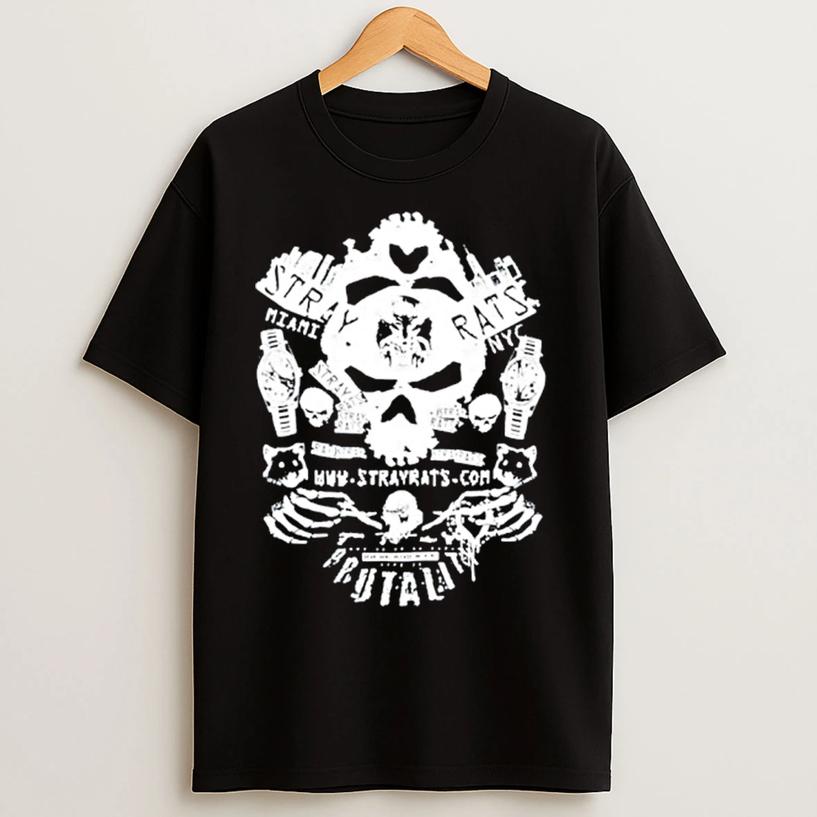 Stray Rats Brutality Miami Nyc T Shirts