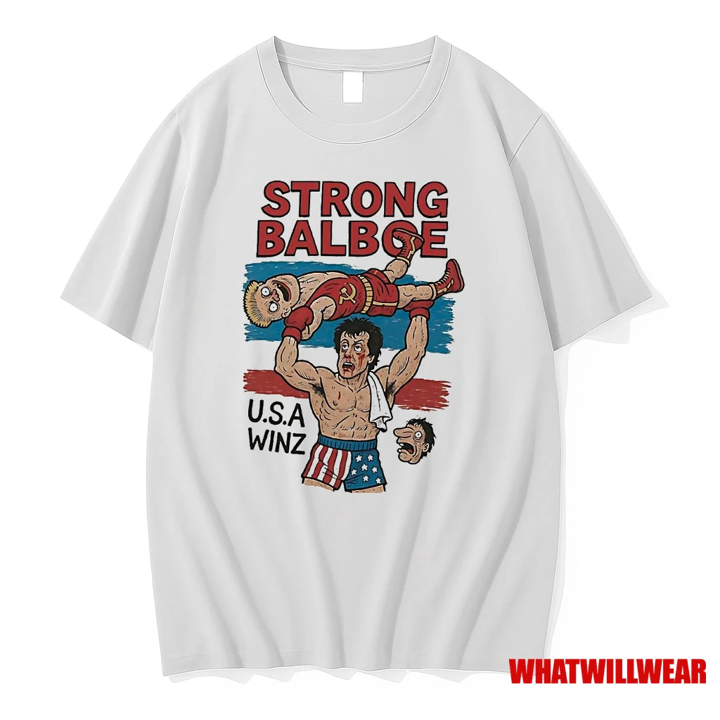 Strong Balboe Usa Winz Shirts