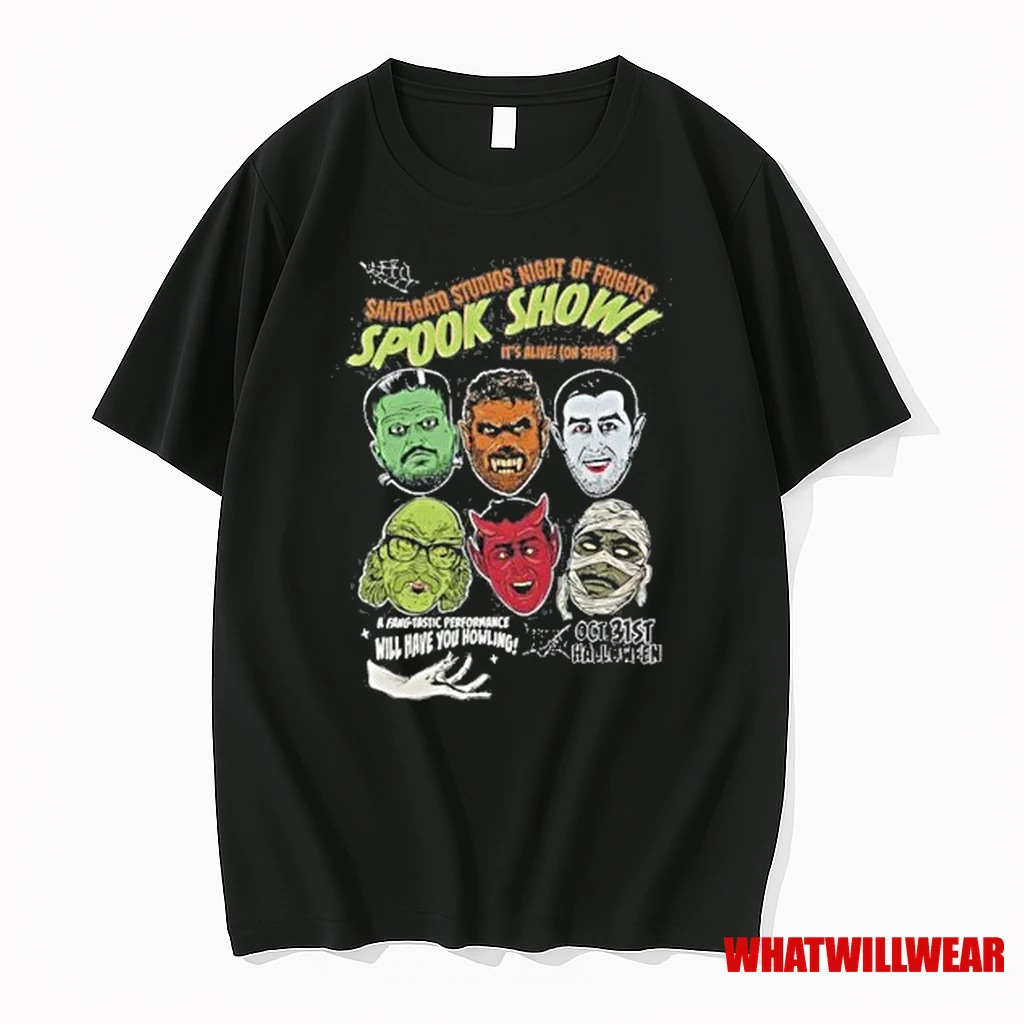 Studios Monster Mash Spook Show Santagato Studios Night Of Frights Its Alive On Stage 2025 Shirts