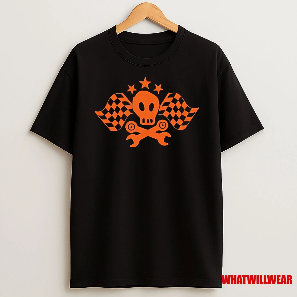 Suckerpunch All Time Low Skull Checkered Flag Shirts