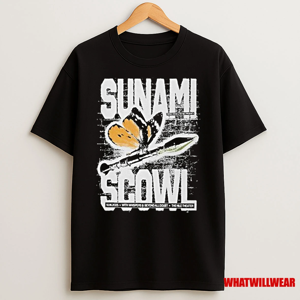 Sunami With Scowl Nile Theater Mesa In Mesa Az Oct 16 2025 Shirts
