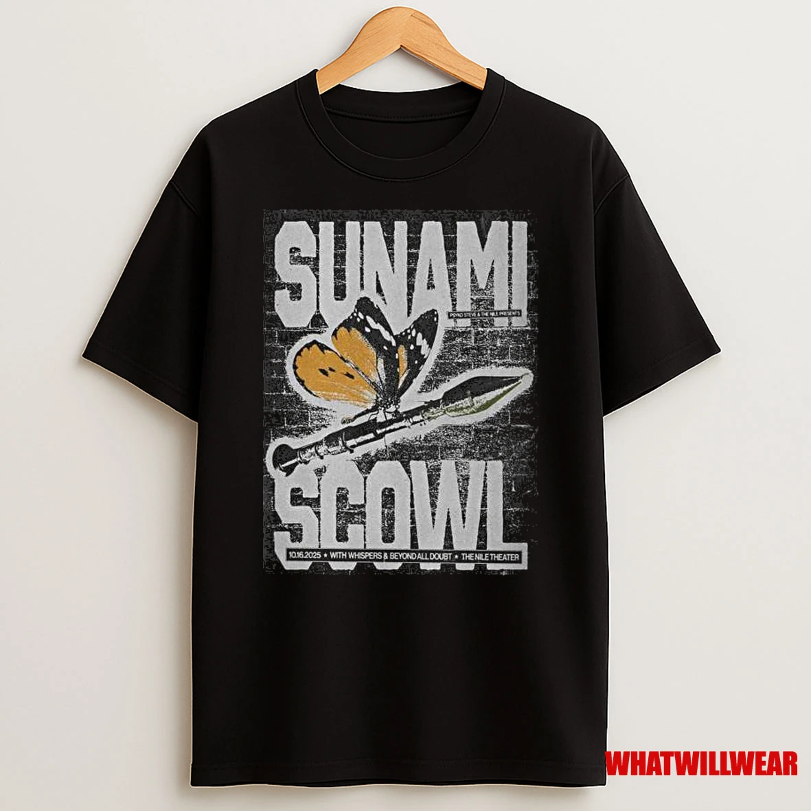 Sunami With Scowl Nile Theater Mesa In Mesa Az October 16 2025 Shirts