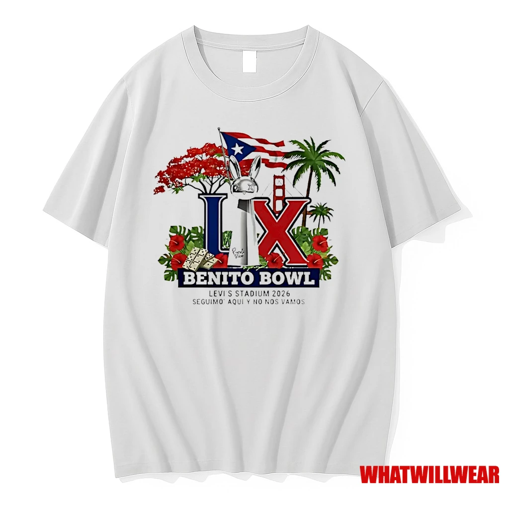 Super Bowl 2026 Bunny Football Music Lover Levis Stadium Shirts