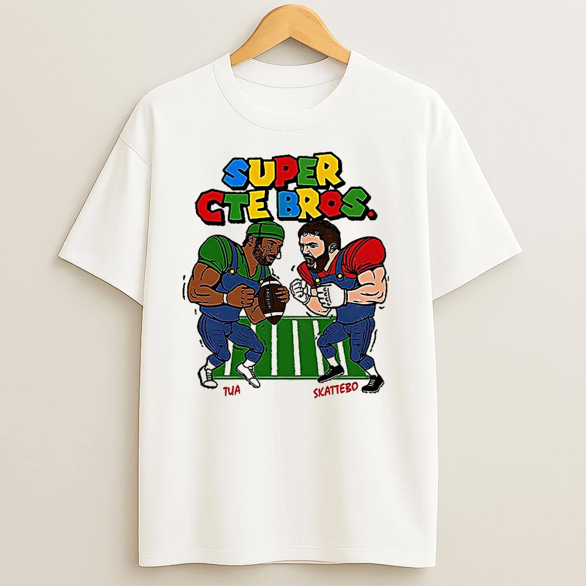 Super Cte Bros Football Classic Games T Shirts