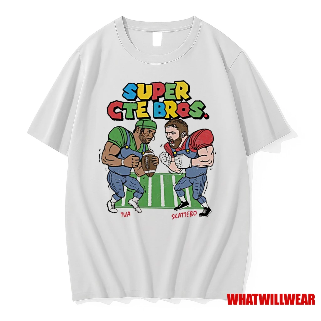 Super Cte Bros Tua Tagovailoa Vs Cameron Skattebo Football Shirts